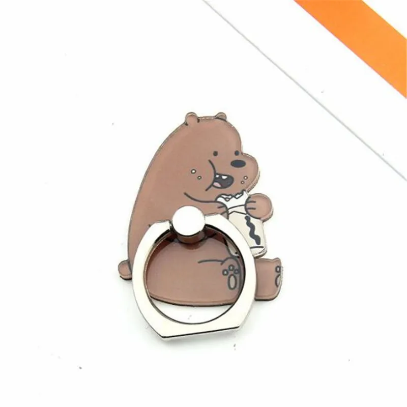 UVR мобильный телефон подставка держатель мультфильм красота кольцо на палец для