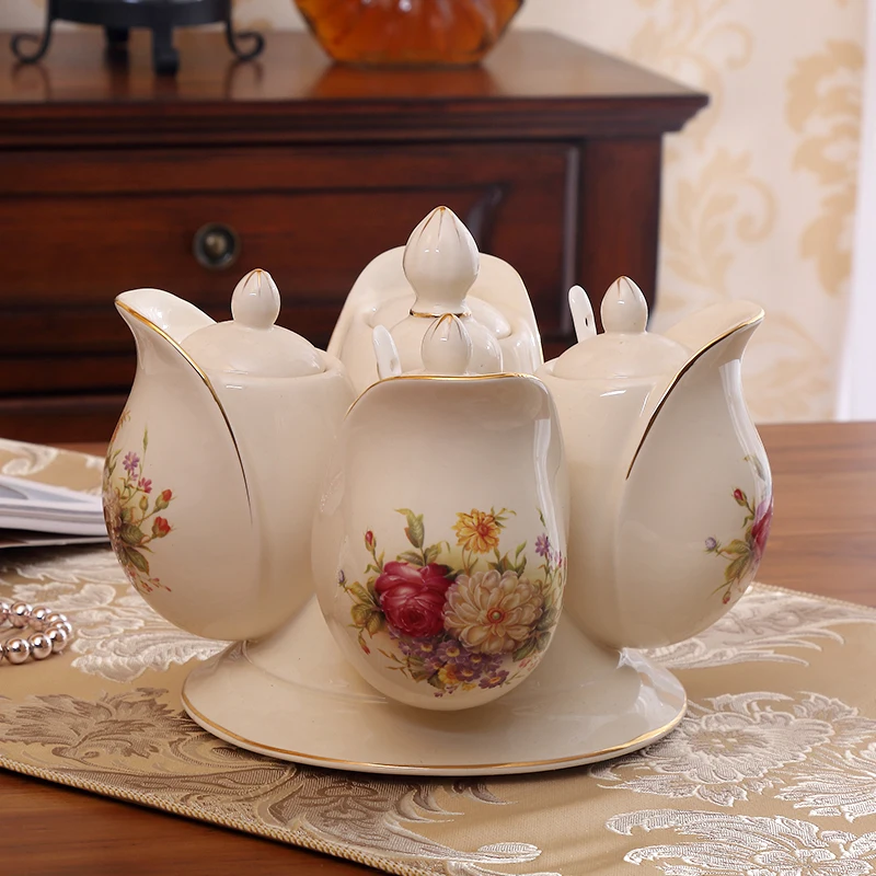 Европейская кухонная вращающаяся банка для специй, сочетание креативных керамических бытовых сахарных солевых банок, приправа, коробка дл... Европейская кухонная вращающаяся банка для специй, сочетание креативных керамических бытовых сахарных солевых банок, приправа, коробка дл...