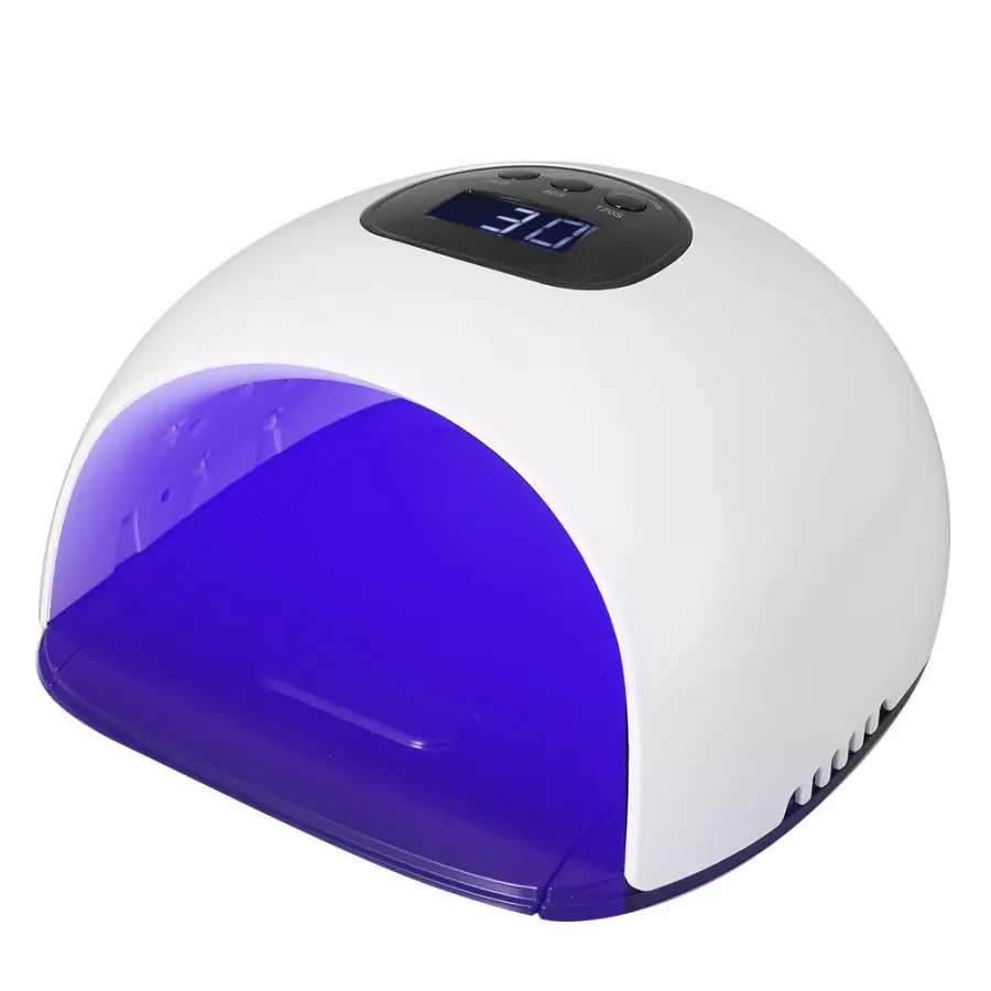 48 Вт умный ногтей Светодиодный УФ-сушка для ногтей с установкой времени цифровой дисплей салон отверждения машина 100-240 в УФ светодиодный светильник для ногтей