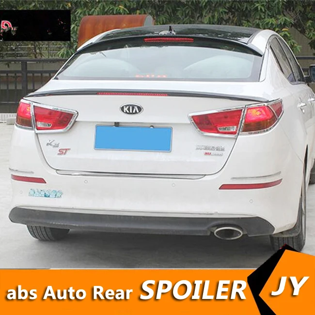

For KIA Optima Roof Spoiler 2011-2015 K5 Roof spoiler With lig High Quality ABS Material Car Rear Wing Primer Color Rear Spoiler