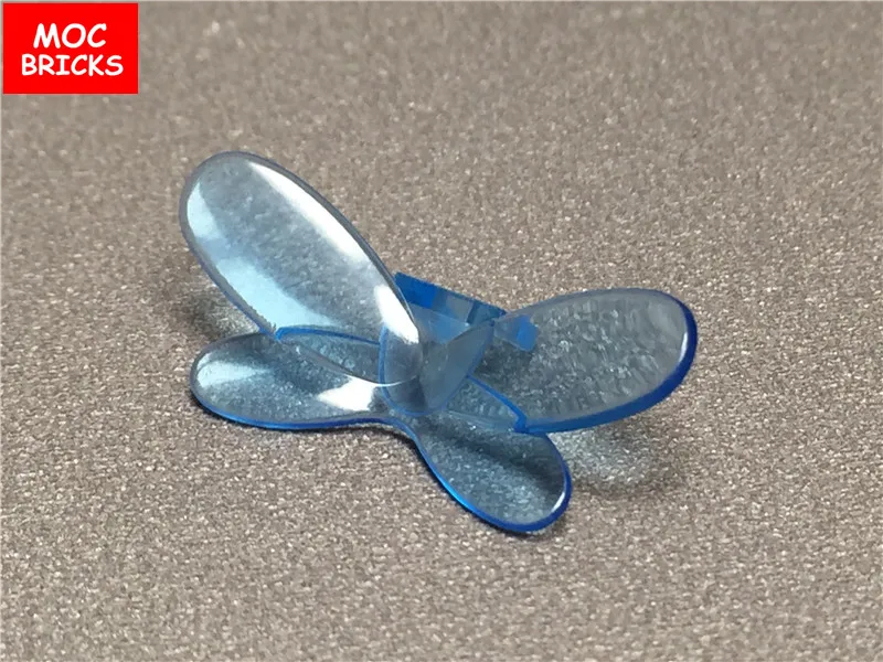 

10pcs/lot Trans blue Bee Fairy wings fit with 10183 DIY Toys Action figures Educational Building Blocks kids children gifts