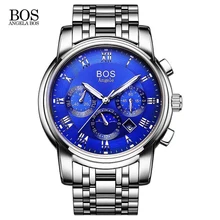 Angela BOS Automatic Watch Men Switzerland Watches Luxury Brand Watch Steel Strap Mechanical Watch Waterproof Relogio Masculino