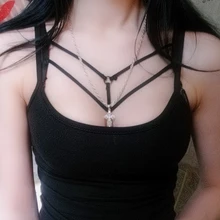 Женский бюстгальтер на бретельках, невидимый пояс для нижнего белья, женское нижнее белье с перекрестными черными бретельками, бюстгальтеры на спине, аксессуары, новинка