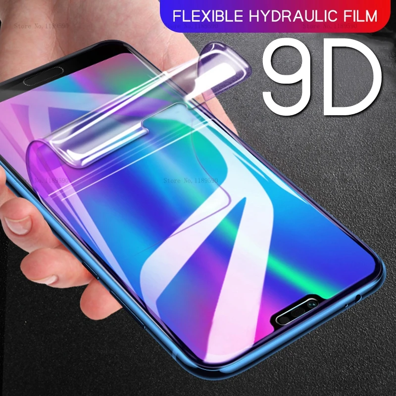 9D полное покрытие мягкая Гидрогелевая пленка для huawei Honor 10 Lite 20 8X 8C 8A Play View 20 Nova 3 3i P Smart Защитная пленка для экрана