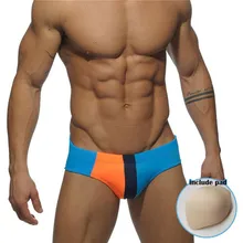Brand New Men's Swimwear Low Rise Sexy Pouch Man Swimming Briefs Board Shorts Swimsuit Triangular Surf Swim Trunks