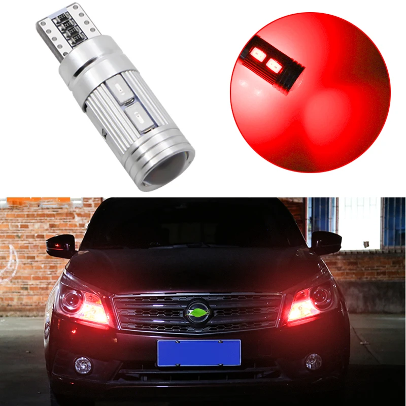 1x T10 W5W voiture светодиодный клигнотант ampoule Canbus Авто interieur dmome Лекция lumier Клин crotte парковка arrier лампа frein 5W5