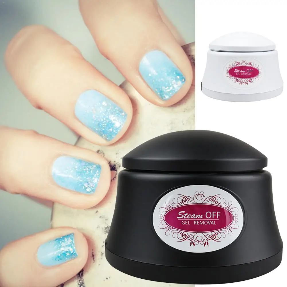 

Pro 36W Nail Gel Polish Remover Electric Steam Off Removal Nail Steamer Machine Gel Soak Off Manicure Tool For Home Nail Salon