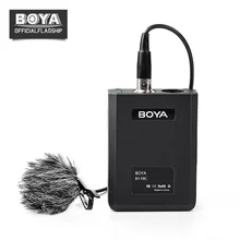 BOYA BY-F8 Saída XLR Microfone Condensador de Lapela para o Instrumento de Música Acústica Vocal Microfone de Gravação de Vídeo para o iphone 8 7 Canon