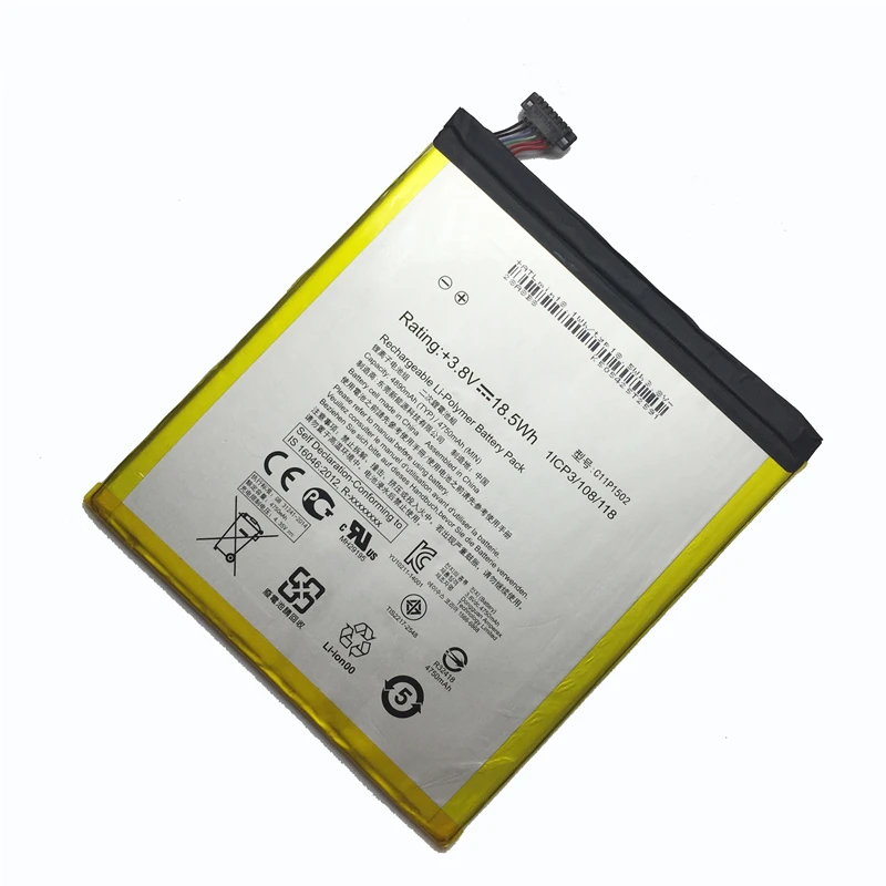 

4890mAh C11P1502 Phone Battery For ASUS ZenPad 10 Z300C Z300CL Z300CG Mobile Rechargeable Battery