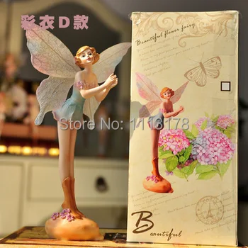

Fashion resin wedding cake toppers Home Furnishing lovely doll angel girl wedding room decorations figurines