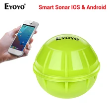 Eyoyo E1 Smart Fish Finder Wireless Sonar Fish Finder Sea Lake Fishing Detect iOS Android App Fishfinder Sonar Echo Sounder bluetooth fish finder sea fish detect device for ios for android 25m 80ft sonar fishfinder wireless fishing detector top quality