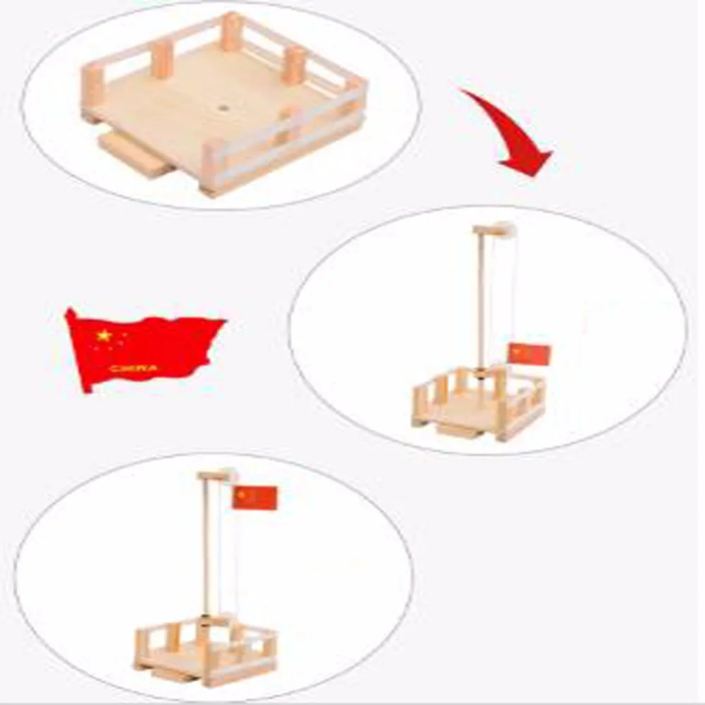 1 шт./упак. увлекательная интересные Руководство DIY флаг Лифт стол для детей физики и математического образования
