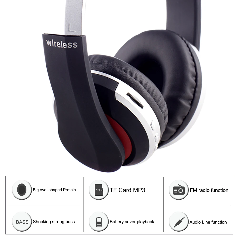 Cena XGODY MH7 Over Ear słuchawki bezprzewodowe z redukcją szumów zestaw słuchawkowy Bluetooth 5.0 z 3.5MM kabel typu jack dla FM Game Music