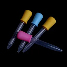 5 мл маленький силиконовый пластиковый питательный медицинский жидкий ушной пипетка капельница для школьной лаборатории 2 цвета