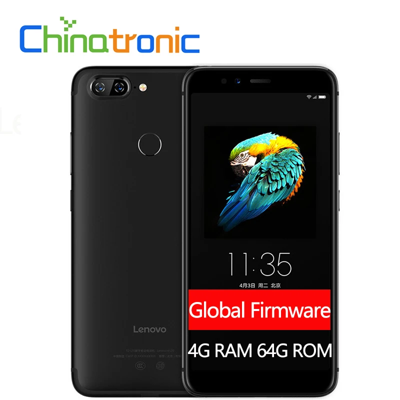 

Original Lenovo S5 MetalBody ZUI 3.7 4G LTE Mobile Phone Snapdragon Octa-core 5.7"QHD 18:9 3G RAM 32G ROM Dual 13MP Fingerprint