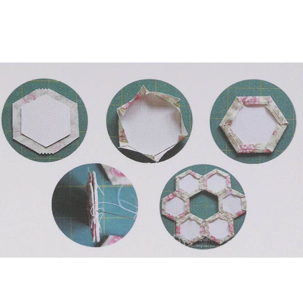100 Pieces DIY Patchwork Tools Diamond Shape Blank Paper Quilting Templates for Patchwork Sewing Craft