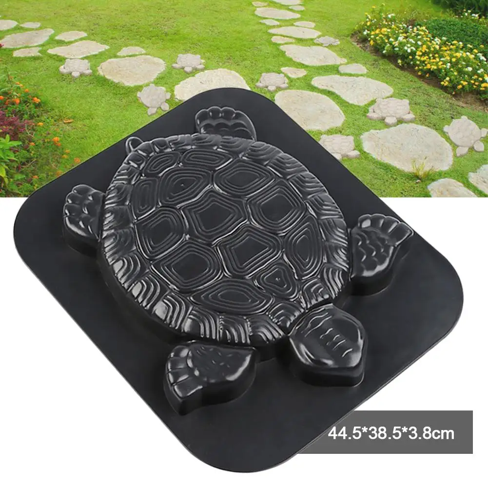 

Concrete Molds Turtle Shape Stepping Stone Mold Paving Floor Colorful Gardens Path Floor Tile Patchwork Plastic Cement Mold