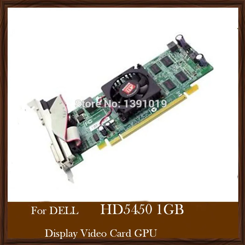 Original Graphic Card For DELL HD5450 1GB Display Video Card GPU Replacement Tested Working