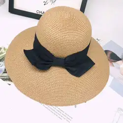 Соломенная шляпа Женская Летняя шляпка Корейская версия пляжный праздник Повседневная модная шляпа от солнца