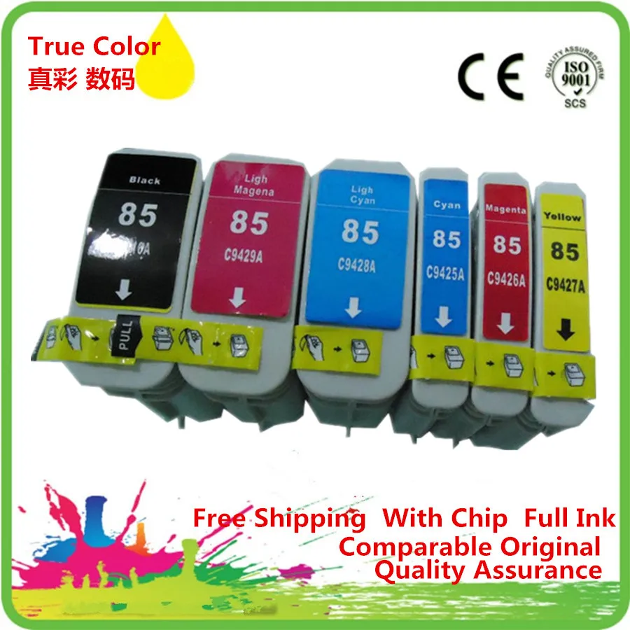 Сменные чернильные картриджи для 84 85 84XL 85XL HP84 HP84XL HP85 HP85XL Designjet 30 90r 130 series|ink cartridge|ink