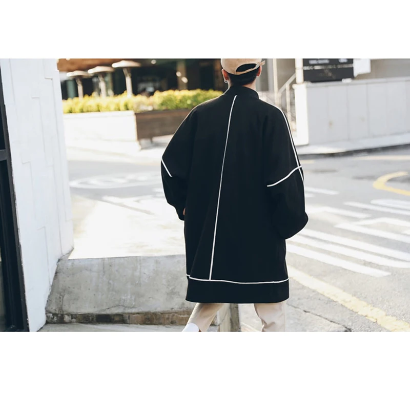 Warm Male Trench Coat Wool Liner Long Thick Fleece Jacket Men Fur Inside Parka Winter Jackets  (22)