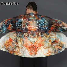 Кимоно кардиган мужской традиционный японский кимоно юката Мужская рубашка японское кимоно мужская одежда Япония