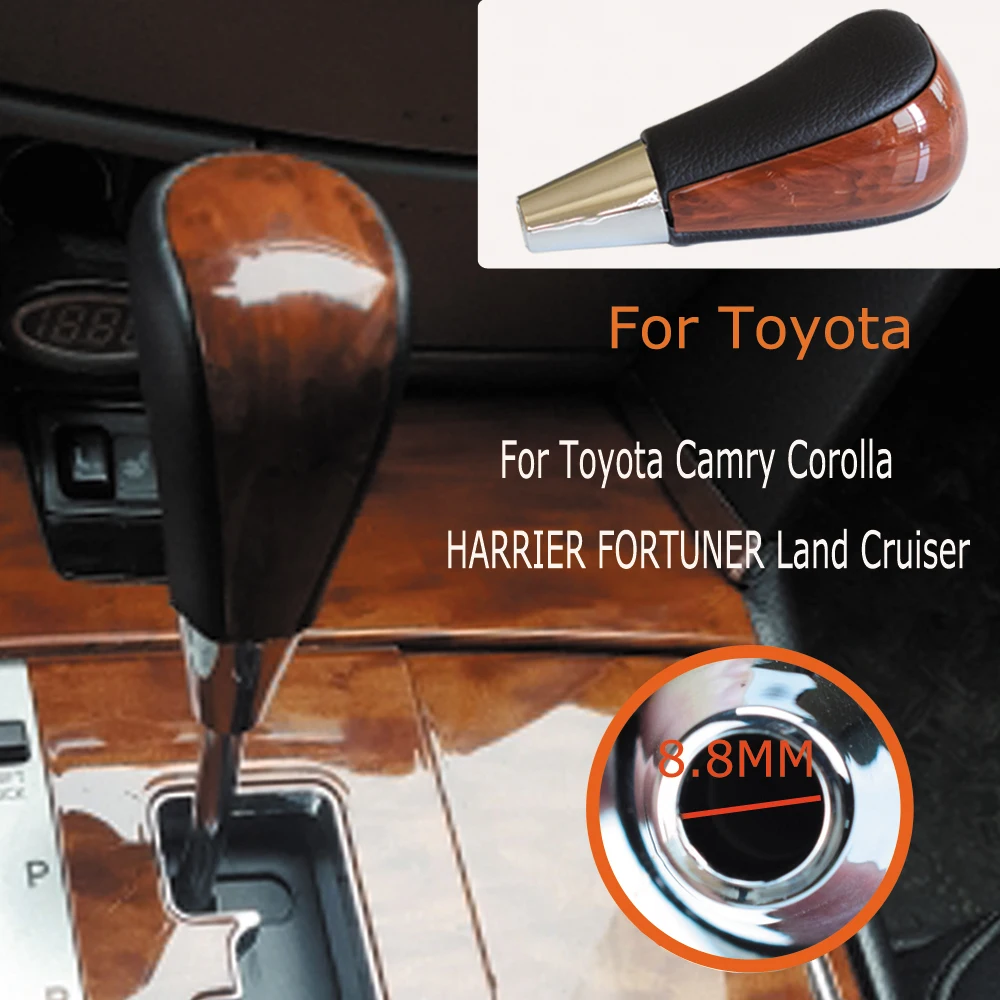 

Auto For TOYOTA Corolla Camry HARRIER FORTUNER CROWN Land Cruiser Car Automatic Transmission Gear Shift Knob Gear Shift Knob