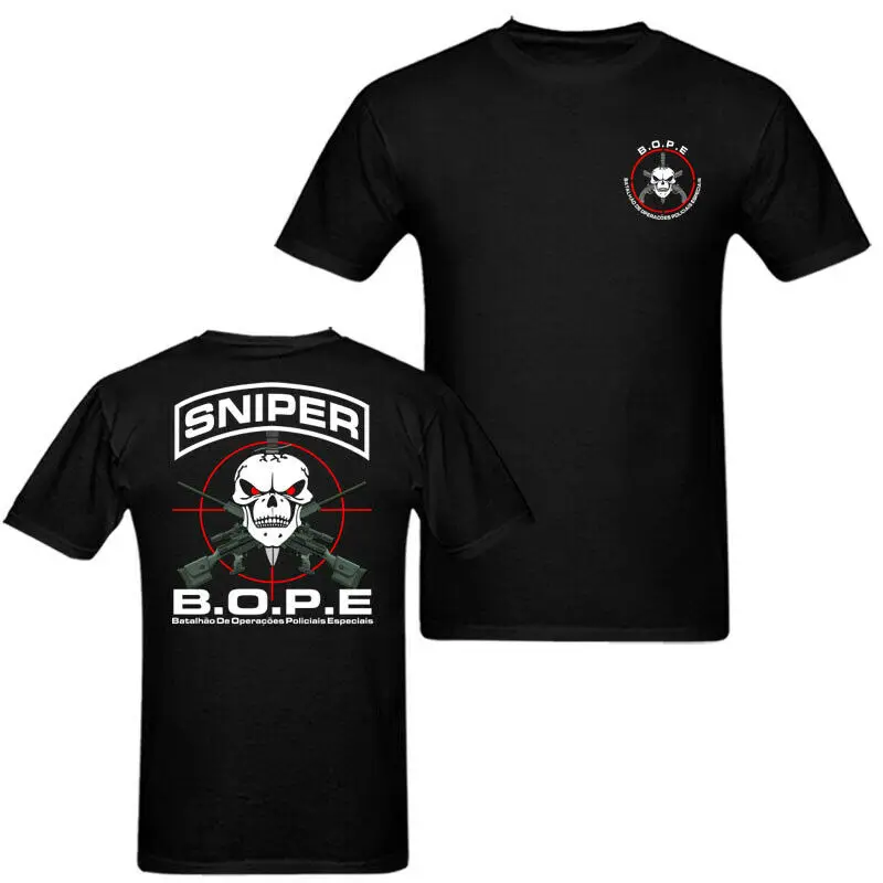 

2019 Fashion Double Side Bope Sinper Elite Force Men'S Navy Blue T Shirt Size S M L Xl Xxl Xxxl Unisex Tee