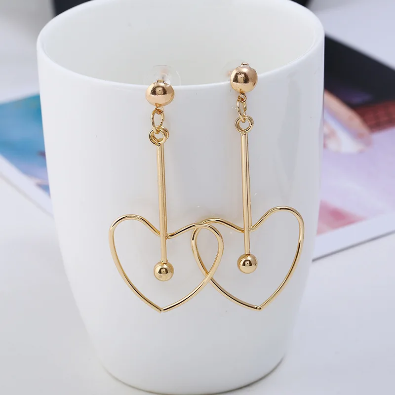 

Multiple Crystals Earrings Women Drop Earrings Fashion Long Ladies Jewelry