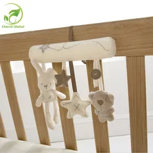 Creative Infants Cradle Hanging Toy Bed Baby Rattle Toy Rabbit Musical Soft Plush Doll Unisex Kids Toy Cute Toy For 13-24 Months