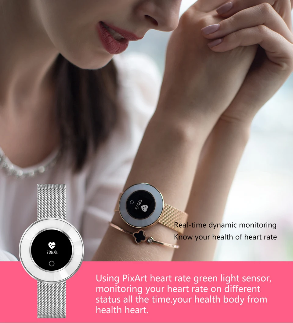 women smart fitness bracelet X6_16