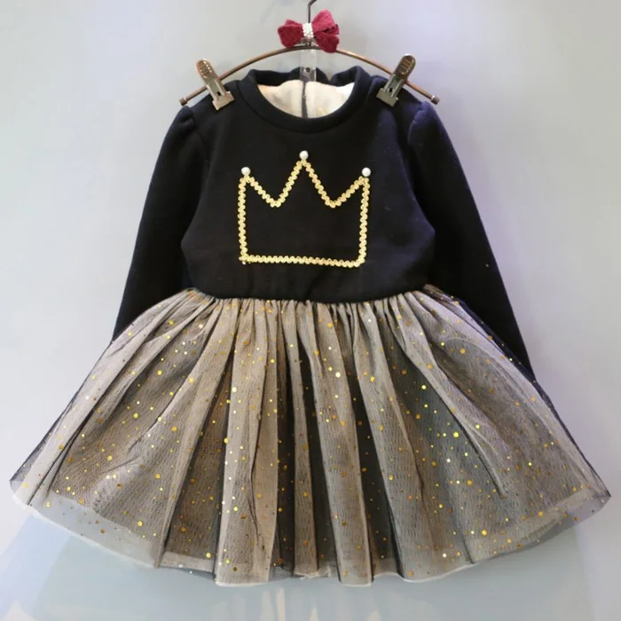 Black Friday Children's Clothing 2017 Winter New Girls Baby Pearl and