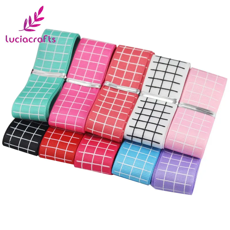 

Lucia crafts 5yards/6yards 1" 25mm Printed Grosgrain Ribbon Handmade Hair Bow Materials Packing & Sewing Accessories S0703