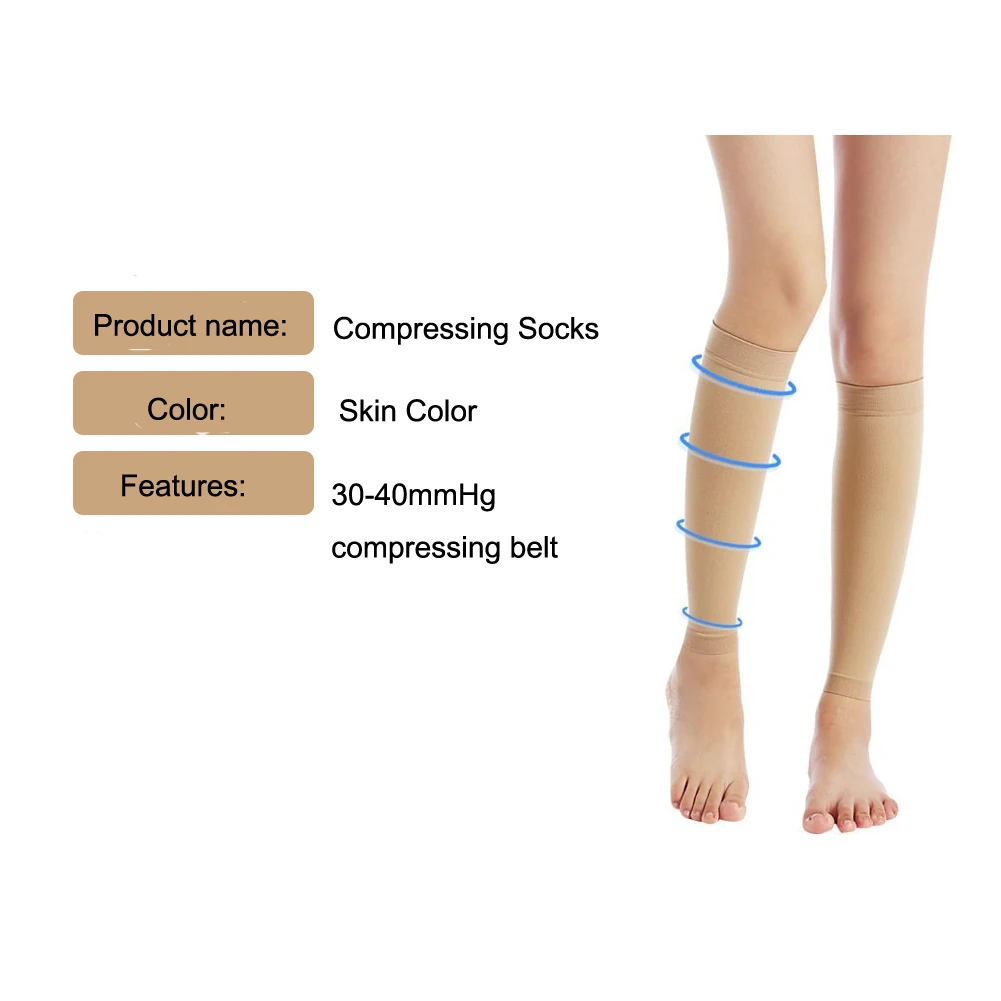 1 пара, медицинский чулок, эластичные варикозные вены, носки для теленка, для женщин, облегчение усталости, венозное давление, штаны, носки для ног, для похудения