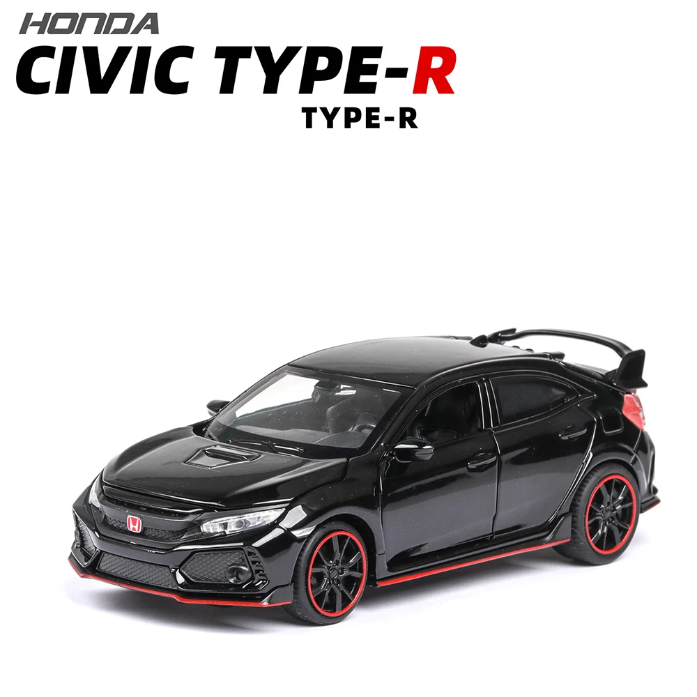 1:32 Honda Civic музыкальная с подсветкой машина Diecasts игрушечный транспорт Горячая колесная модель автомобиля с машиной Горячая дверь колеса может быть открытая игрушка