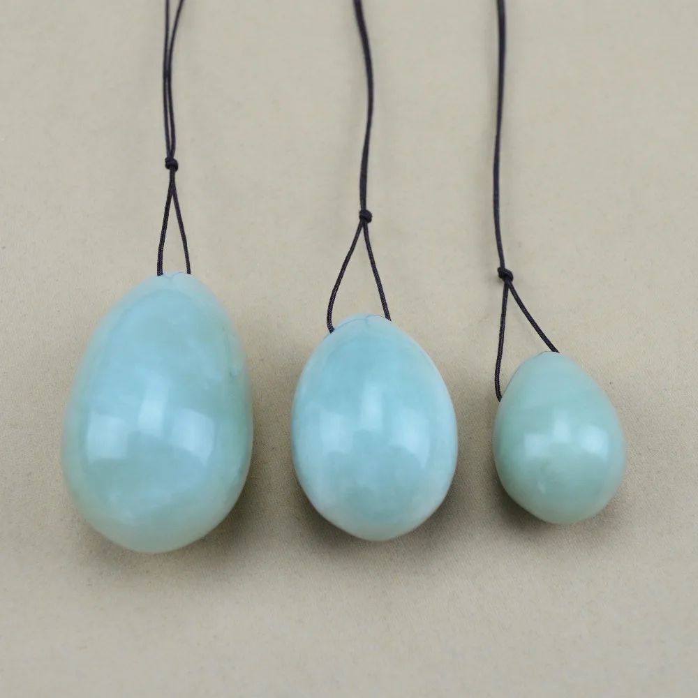 Us 18 2 Himabm 100 Natural Jade Egg For Kegel Exercise Pelvic Floor Muscles Vaginal Exercise Ben Wa Ball Yoni Egg In Massage Relaxation From
