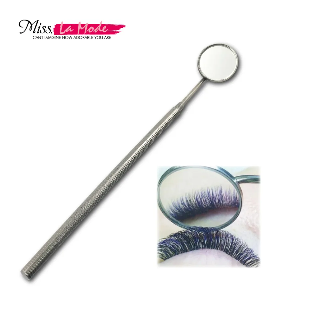 

Checking eyelash extension mirrorstainless steel dental mirror Removable makeup tools