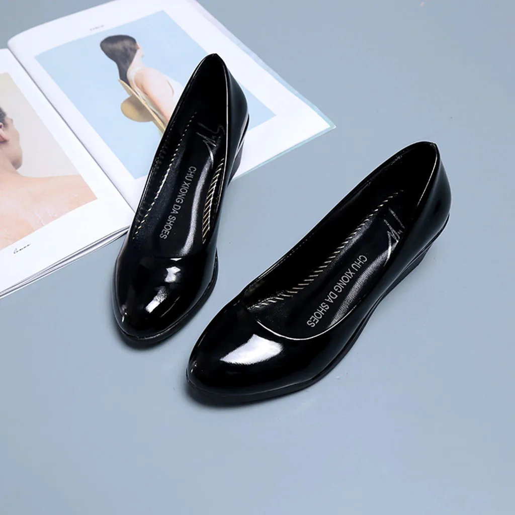 SAGACE/туфли-лодочки; женская обувь в римском стиле; элегантная повседневная женская обувь; кожаная обувь для работы; удобная женская обувь на низком каблуке
