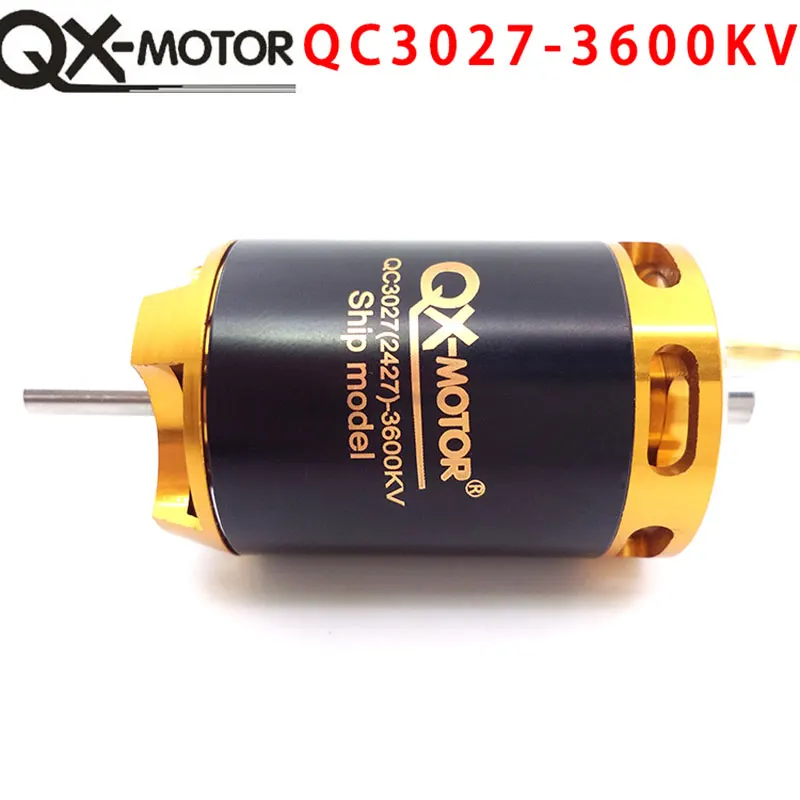 Высокая Скорость QX MOTOR 3027 3600KV DC бесщеточный мотор RC DIY сделай сам коррозийных