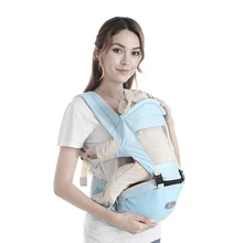 Новая воздухопроницаемая комфортная обувь фронтальная кенгуру слинг рюкзак новорожденного талии Хипсит чехол Обёрточная бумага кенгуру для переноски ребенка