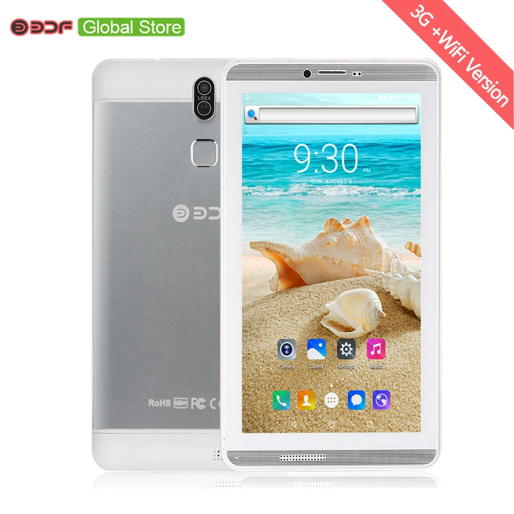 

7 Inch Screen Android 6.0 Phone Call Sim Card Tablet Pc Quad Core 16GB built inside Dual Sim Card Cheap Simpe Metal shell 7 8 10