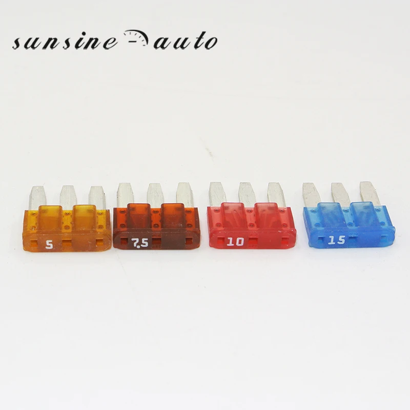 

Micro3 ATR Automotive Fuses Assorted 8 pcs 5A 7.5A 10A 15A car fuse Set Pak for New ford/fox /mondeo /Dodge/JEEP
