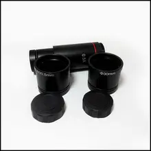 0.5X C Mount Lens Microscope Adapter for CCD CMOS Camera Digital Eyepiece, Relay Lens 23.2mm 30mm 30.5mm
