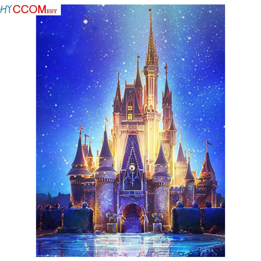 

5D DIY full Square drill Diamond painting cross stitch Disney Castle Diamond embroidery Mosaic decor