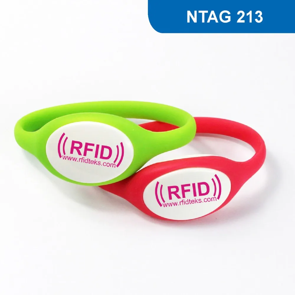 Wb12 Высокое качество rfid браслет nfc браслеты 13.56 мГц 144 байт R/W ISO14443A с ntag 213 чип