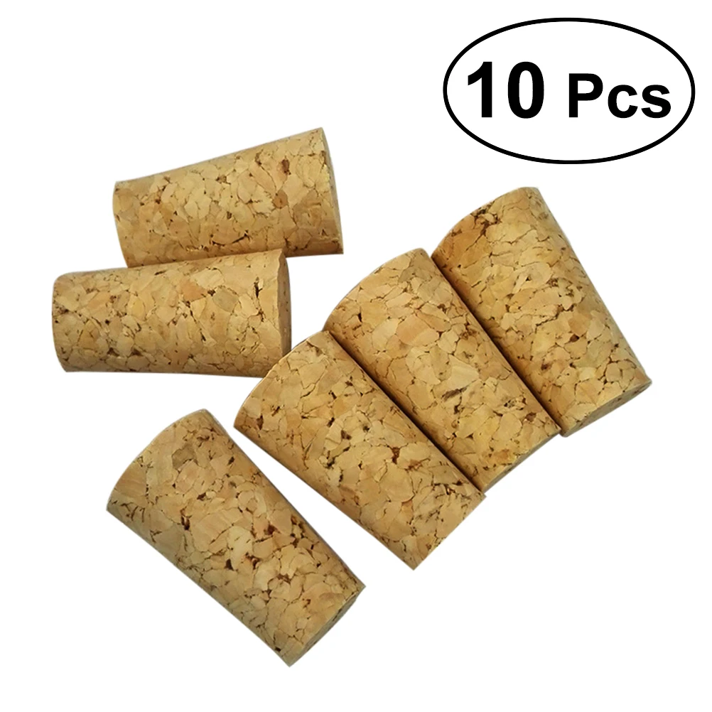 Buy 10 Pcs Natural Wooden Wine Corks Premium Straight