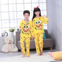 New Kids sleepwear Children warm underwear suits girls long sleeved long johns pajamas set of two 5-13 years old free shipping