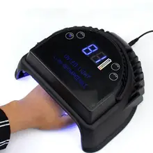 Профессиональный 64 Вт Сушилка для ногтей Гель-лак аппарат для маникюра интеллектуальная лампа для ногтей УФ светодиодная лампа