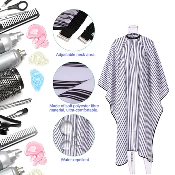 

Salon Barber Apron Hairdressing professional hairdressing Gown Waterproof Cloth Haircutting Hair Dyeing Cape Cap Foils & Wraps