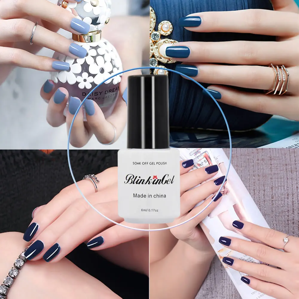 BlinkinGel 1 шт. небесно голубой акриловый гель Lucky Nail Nagellak Гель лак для ногтей